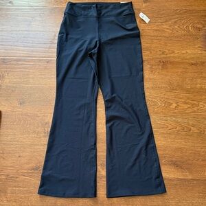 Navy Flared Yoga Pants